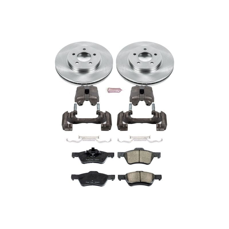 Power Stop 08 - 10 Ford Escape Front Autospecialty Brake Kit w/Calipers - My Store