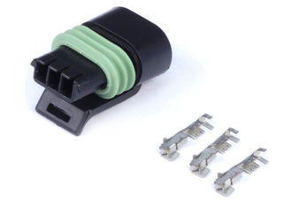 compare product Haltech Delphi 3 Pin Single Row Flat Coil Connector Plug & Pins