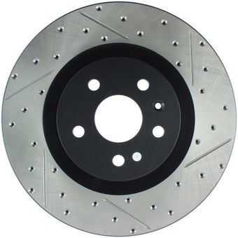 compare product StopTech Slotted & Drilled Sport Brake Rotor