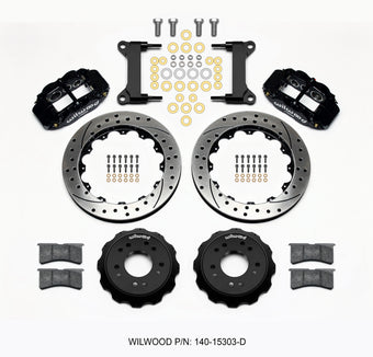compare product Wilwood Narrow Superlite 6R Front Hat Kit 13.06 Drilled 63-87 C10 w/ Wilwood Pro Spindles