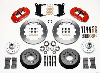 compare product Wilwood Narrow Superlite 6R Front Hub Kit 12.88in Red 67-69 Camaro 64-72 Nova Chevelle