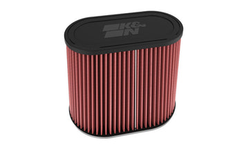 compare product K&N Universal Clamp-On Air Filter 3in Dual Flange 9in x 6in Base 7.5in x 3.688in Top 7.5in Height