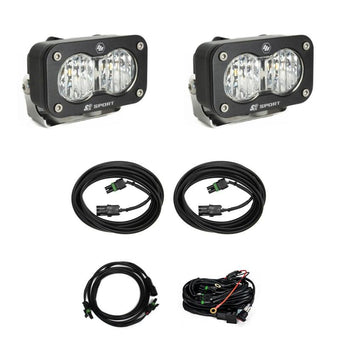 compare product Baja Designs 23-24 Ford F250/F350 Super Duty S2 Sport Dual Reverse Light Kit w/ Toggle