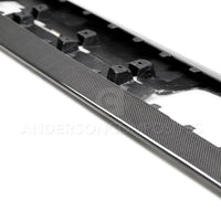 Anderson Composites 2020 Ford Mustang Shelby GT500 Carbon Fiber Rocker Panel Splitters - My Store
