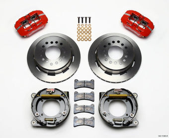 compare product Wilwood Dynapro Low-Profile 11.00in P-Brake Kit - Red Chevy C-10 2.42 Offset 5-lug