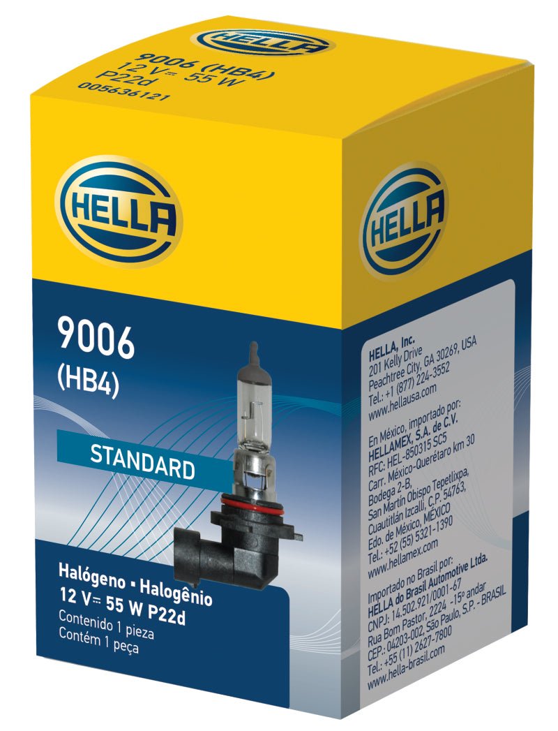 Hella 9006 12V 55W Halogen Bulb - My Store