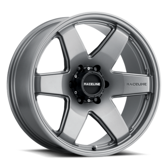 compare product Raceline 942GS Addict 18x8in / 6x120 BP / 35mm Offset / 67.1mm Bore - Greystone Wheel
