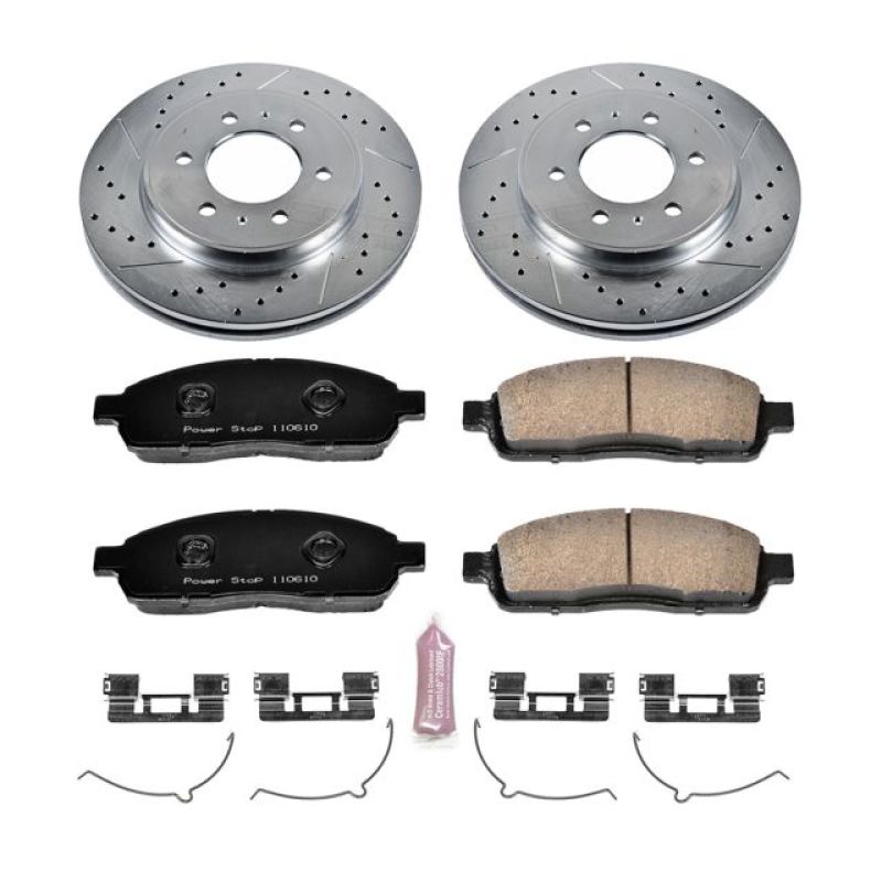 Power Stop 2009 Ford F - 150 Front Z23 Evolution Sport Brake Kit - My Store