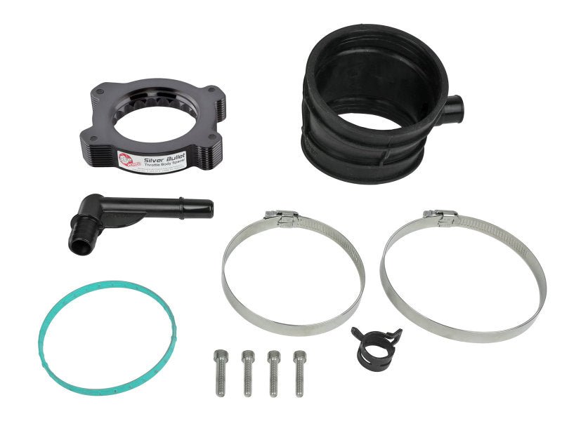 aFe 2020 Vette C8 Silver Bullet Aluminum Throttle Body Spacer / Works With Factory Intake Only - Blk - My Store