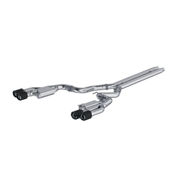 compare product MBRP 18-22 Ford Mustang GT 5L T304 SS 3in Cat-Back Dual Rear w/4in Quad Carbon Fiber Tips (Race)