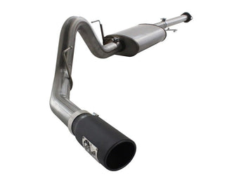 compare product aFe MACHForce XP Exhausts Cat-Back SS 409 EXH Wrinkle Black CB Ford F-150 11-12 V6-3.5L (tt)