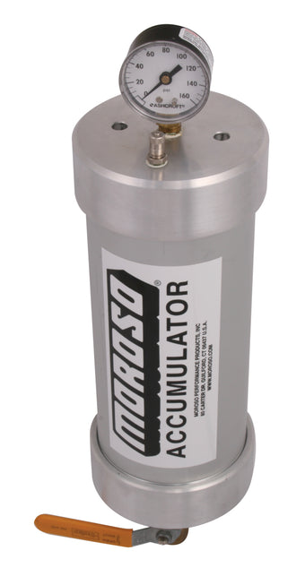compare product Moroso Oil Accumulator - Heavy Duty - 1.5 Quart - 12in x 4.25in