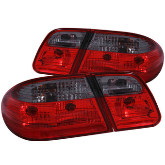 compare product ANZO 1996-2002 Mercedes Benz E Class W210 Taillights Red/Smoke G2