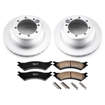 compare product Power Stop 03-05 Ford E-350 Club Wagon Rear Z17 Evolution Geomet Coated Brake Kit