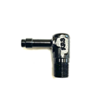 compare product Fragola 1/4 Hose Barb x 1/8 NPT 90 Degree Low Profile - Black