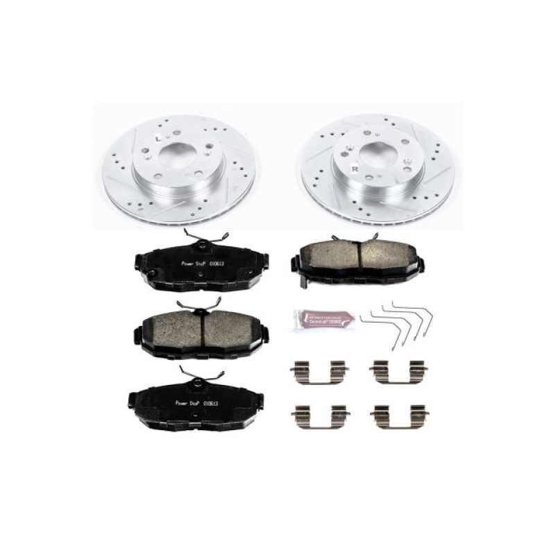 Power Stop 12 - 15 Honda Civic Front Z23 Evolution Sport Brake Kit - My Store
