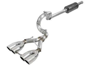 compare product aFe Rebel Series 2.5in 304 SS Cat-Back Exhaust w/ Polished Tip 18-20 Jeep Wrangler (JL)