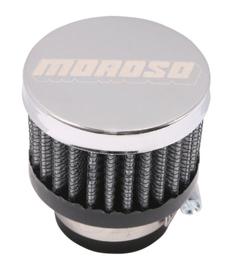 compare product Moroso Filtered Valve Cover Breather - Clamp-On - 1in ID