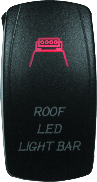 compare product DragonFire Racing Lighted Switch Roof Led On/Off Red