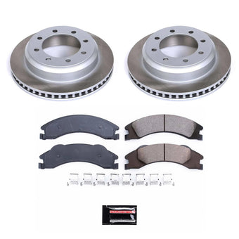 compare product Power Stop 17-18 Ford E-450 Super Duty Rear Semi-Coated Rotor Kit