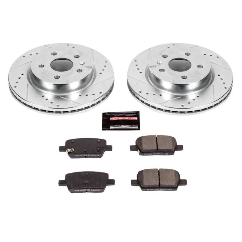 Power Stop 16 - 18 Cadillac CT6 Rear Z23 Evolution Sport Brake Kit - My Store