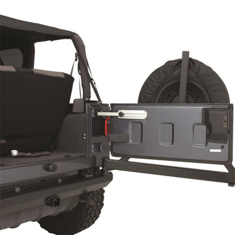 compare product Rampage 1987-1995 Jeep Wrangler(YJ) Tailgate Stopper - Brite