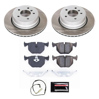 compare product Power Stop 2008 BMW 535xi Rear Semi-Coated Rotor Kit