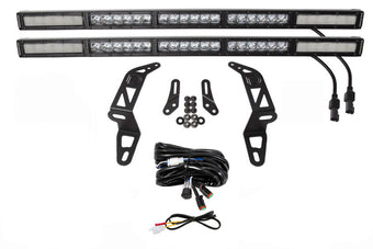 compare product Diode Dynamics 18-21 Jeep JL Wrangler/Gladiator SS30 Bumper Bracket Kit - White Combo Dual