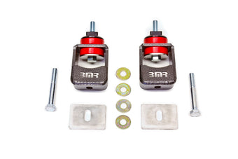 compare product BMR 10-15 5th Gen Camaro Motor Mount Kit (Polyurethane) - Black Hammertone (Spacers Not Included)
