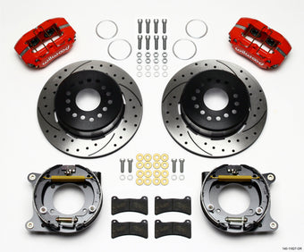 compare product Wilwood Dynapro Low-Profile 11.00in P-Brake Kit Drill-Red Impala 59-64 / Corvette 57-62