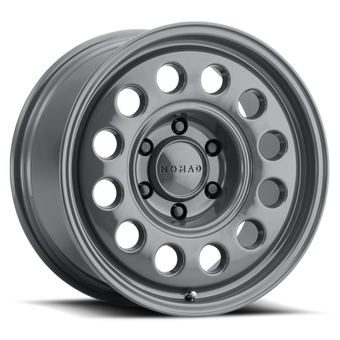 compare product Nomad N501UG Convoy 15x7in / 5x139.7 BP / -10mm Offset / 107.95mm Bore - Gloss Grey Wheel