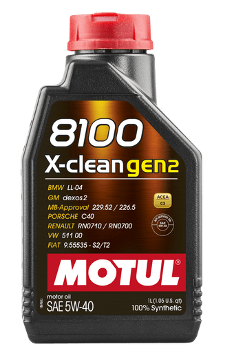 compare product Motul 1L Synthetic Engine Oil 8100 X-CLEAN Gen 2 5W40