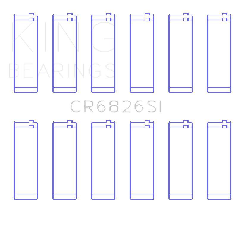 King Engine Bearings Holden 175/190 3.6L Connecting Rod Bearing Set - My Store