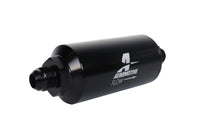 Aeromotive In - Line Filter - (AN - 8 Male) 10 Micron Fabric Element Bright Dip Black Finish - My Store