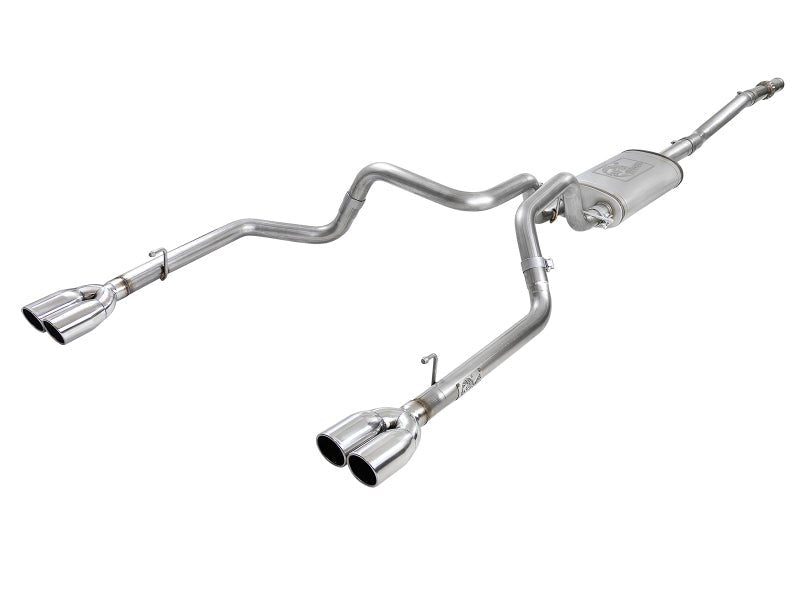aFe Vulcan Series 3in - 2 - 1/2in 304 SS Cat - Back 2019 GM Silverado 1500 V8 - 5.3L w/ Polished Tips - My Store