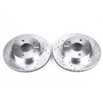 compare product Power Stop 99-04 Jeep Grand Cherokee Front Evolution Drilled & Slotted Rotors - Pair