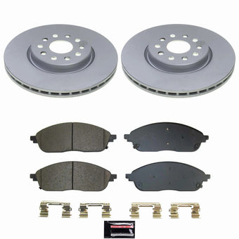 compare product Power Stop 22-24 Jeep Grand Cherokee Front Z17 Coated Brake Kit