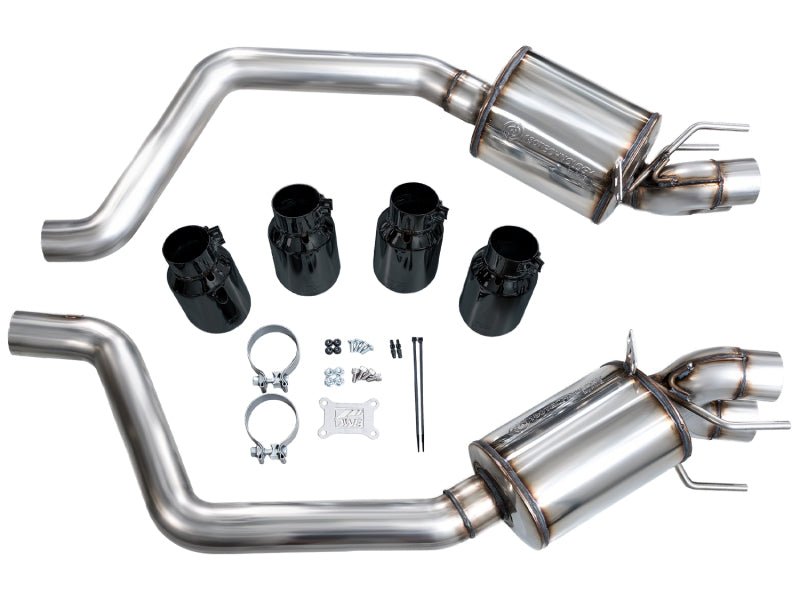 AWE Tuning C6 Chevrolet Corvette Z06/ZR1 Touring Edition Axle - Back Exhaust w/ Diamond Black Tips - My Store