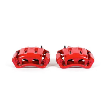 compare product Power Stop 05-12 Ford F-350 Super Duty Front Red Calipers w/Brackets - Pair