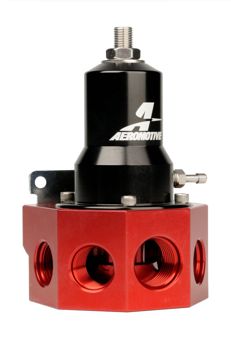 Aeromotive Regulator - 30 - 120 PSI - .500 Valve - 4x AN - 08 and AN - 10 inlets / AN - 10 Bypass - My Store