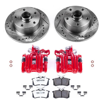compare product Power Stop 98-01 Audi A4 Rear Z26 Street Warrior Brake Kit w/Calipers