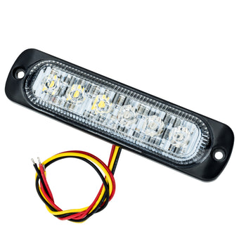 compare product Oracle 6 LED Slim Strobe - White