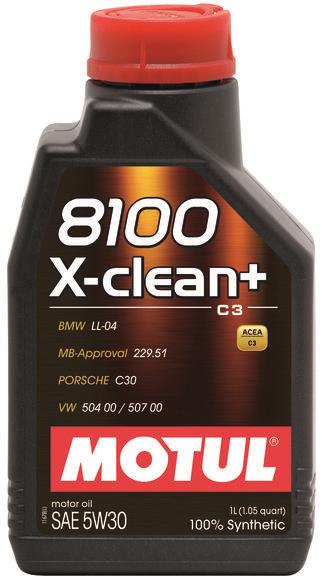 Motul 5L Synthetic Engine Oil 8100 5W30 X - CLEAN Plus - My Store