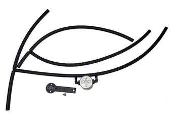 compare product J&L 16-24 Nissan Titan 5.6L Passenger Side Oil Separator 3.0 - Clear Anodized