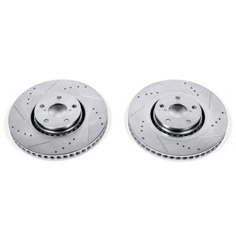 compare product Power Stop 07-11 Lexus GS350 Front Evolution Drilled & Slotted Rotors - Pair