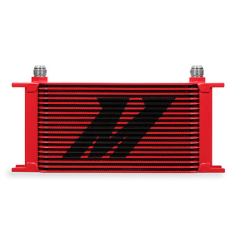 compare product Mishimoto Universal 19 Row Oil Cooler - Red