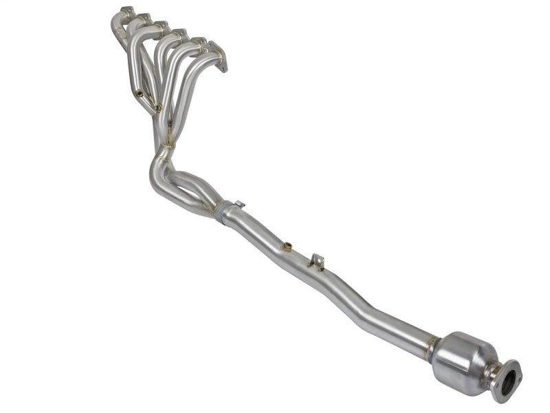aFe Power Twisted Steel Long Tube Header & Connection Pipes (Street Series) 01 - 16 Nissan Patrol - My Store