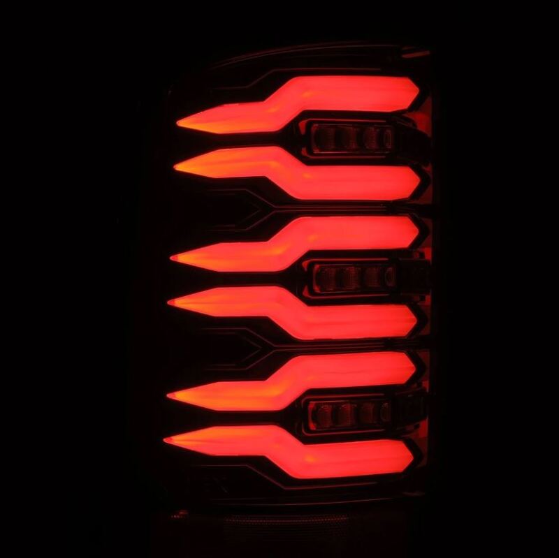 AlphaRex 07 - 13 GMC Sierra 1500/2500HD/3500HD Luxx Series LED Tail Lights - Alpha Black - My Store