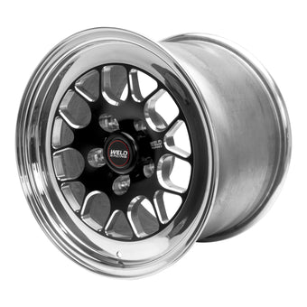 compare product Weld S77 15x5 / 5x4.5 BP / 3.5in. BS Black Wheel (Low Pad) - Non-Beadlock