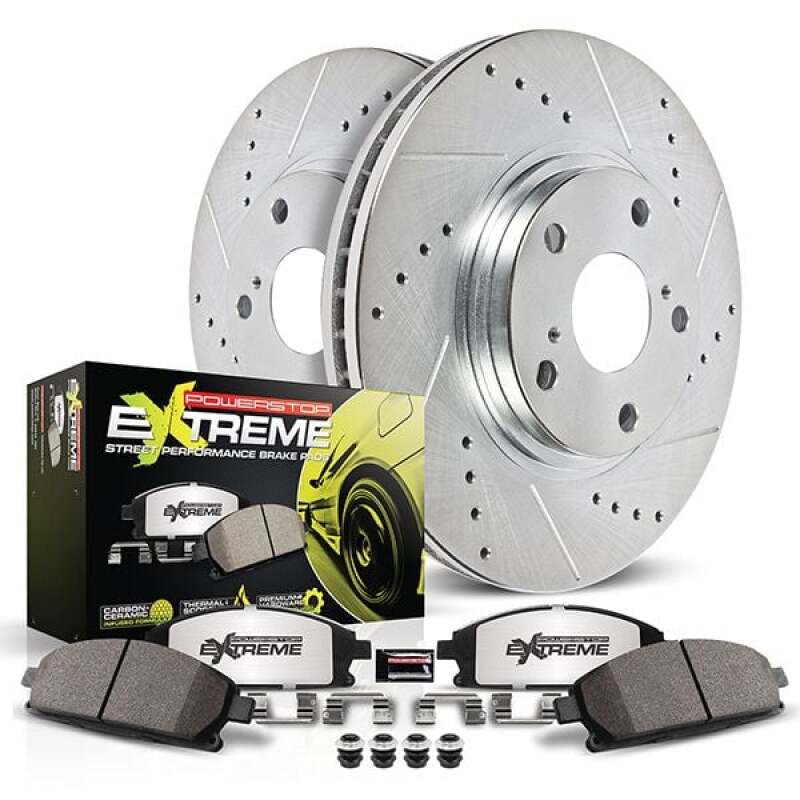Power Stop 21 - 23 Ford Mustang Mach - E Front Z26 Street Brake Kit - My Store